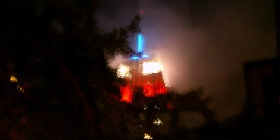 New York City Empire State Building 4th Of July